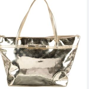 Kate Spade Metallic Gold Tote purse